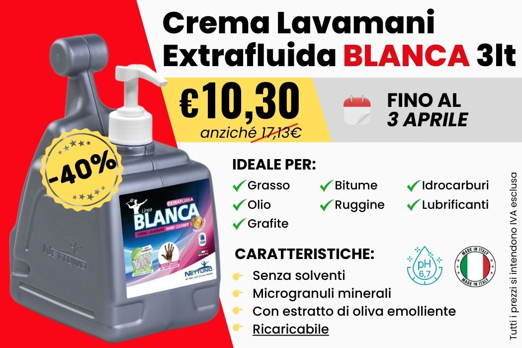 Crema Lavamani Extrafluida BLANCA 3lt